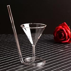 Short Sip Straw Glass