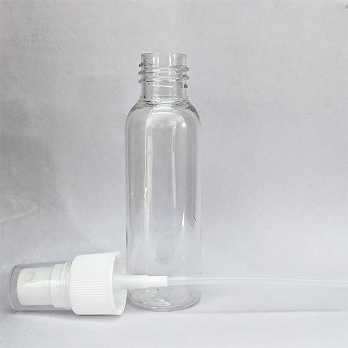 Round Pet Bottle with Spray Pump for Multi use (10 pcs)