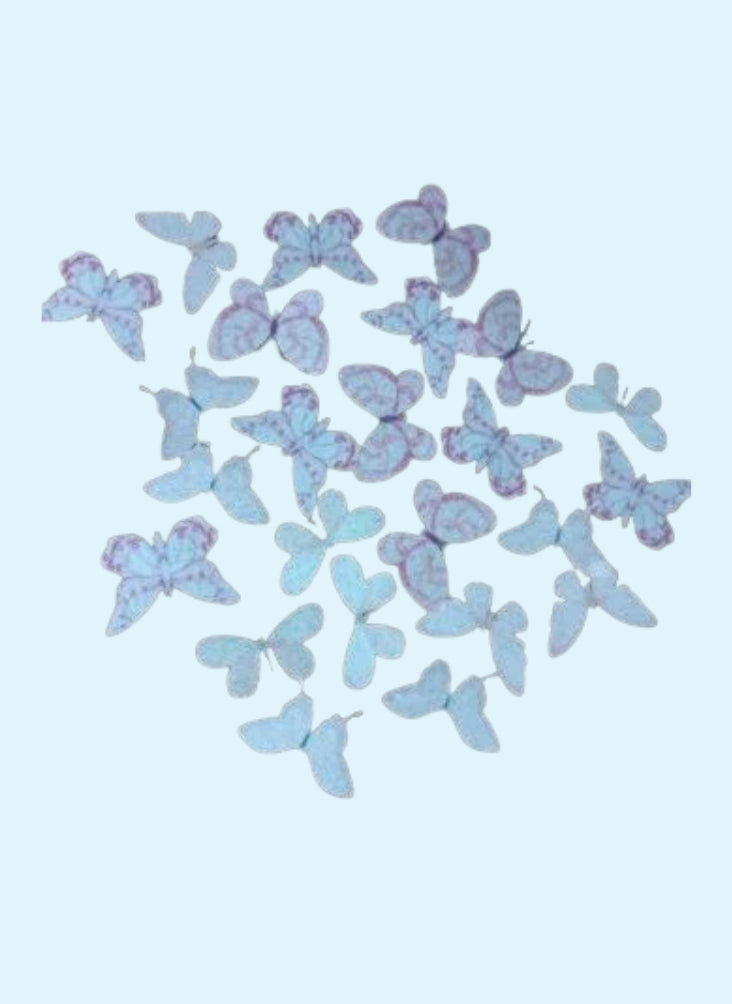 White Butterflies Pack of 5