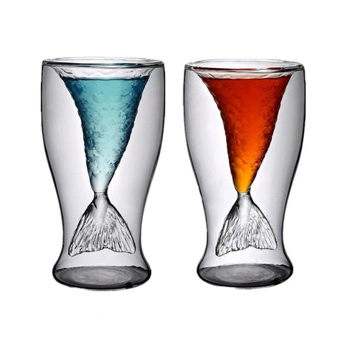 Mermaid Tail Glass