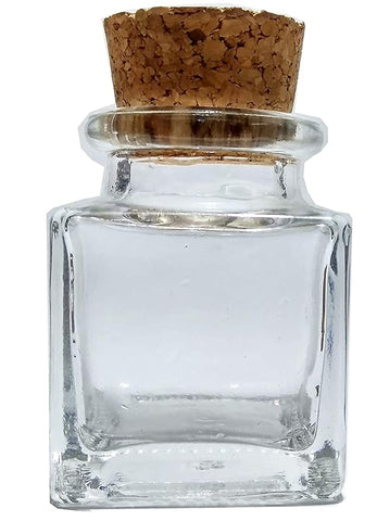 Square Shape Glass Jar (10 pcs)