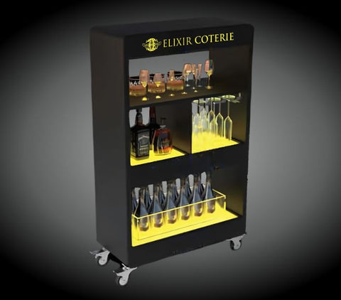 Light-Up Wine Display Cabinet C