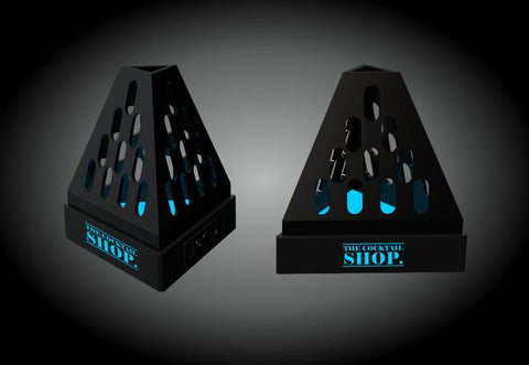 Cone-Shaped Bottle Display Stand