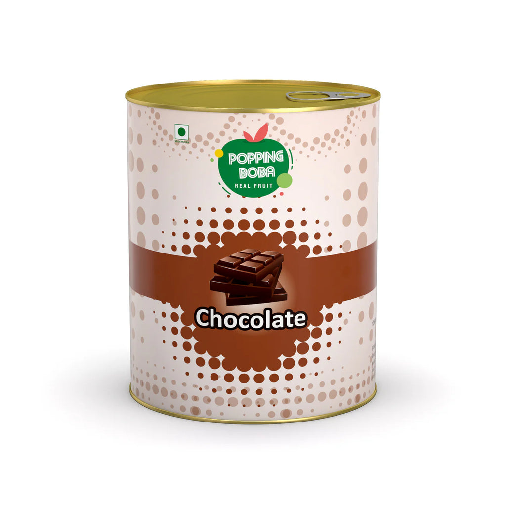 Chocolate Popping Boba