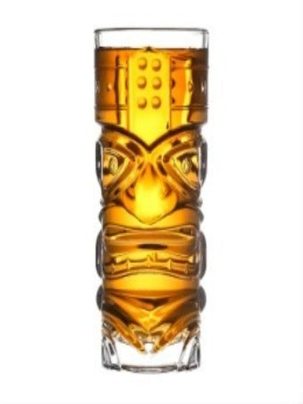 Clear Tiki Glass 420ml 6pcs