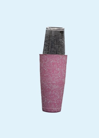 Bar Shaker Weighted Pink Floral