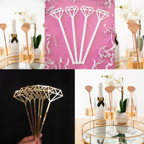 Diamond Shaped Stirrers (50 pc)