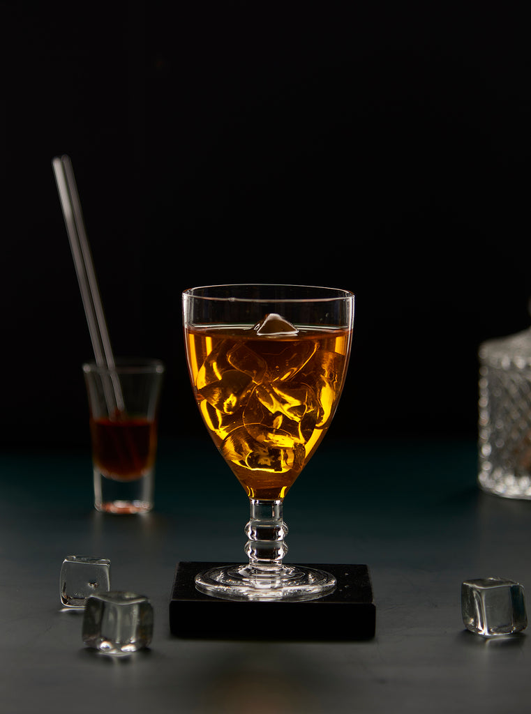 Double Ring Scoop Glass (250ml)