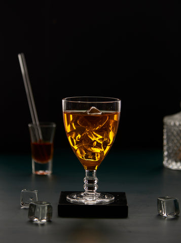 Double Ring Scoop Glass (250ml)