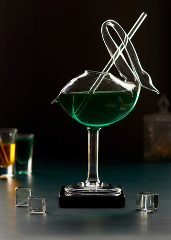 Flamingo Sip Designer Glass 450 ml