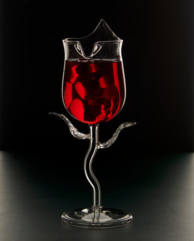 Rose Wine Glass 325ml