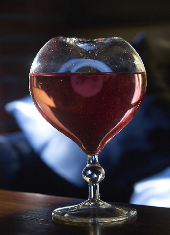 Heart Shaped Cocktail Glass (400ml)