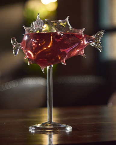 Pointed Fish Glass (500ml)