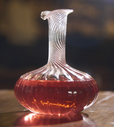 Swirl Fluted Decanter Glass (1000ml)