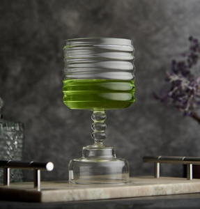 Horizontal Flutes Mocktail Glass (450ml)