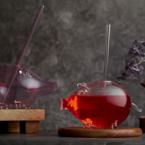 Pig Shaped Designer Glass (450ml)