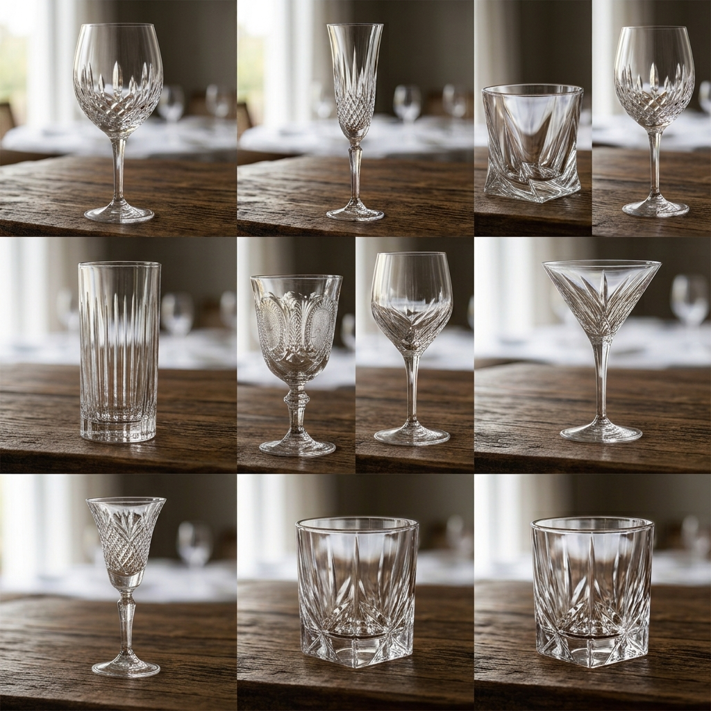 Crystal Glasswares (Rental)