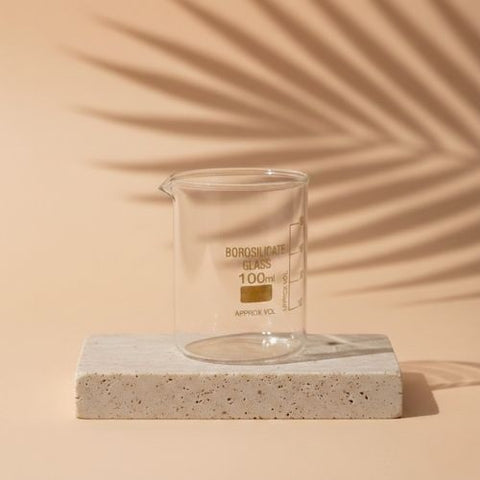 Borosilicate Glass Flat Bottom Lab Beakers (100 ml, 10 pcs)