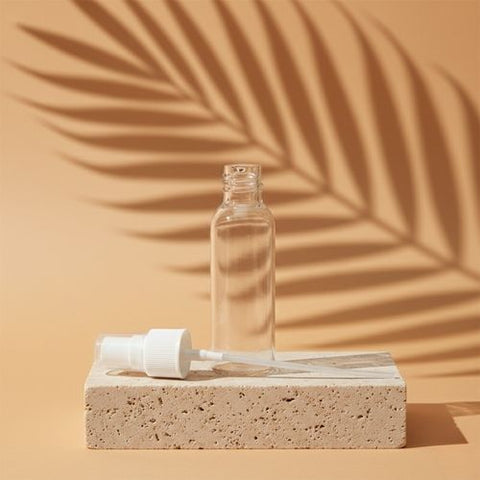 Round Pet Bottle with Spray Pump for Multi use (50 ml, 10 pcs)