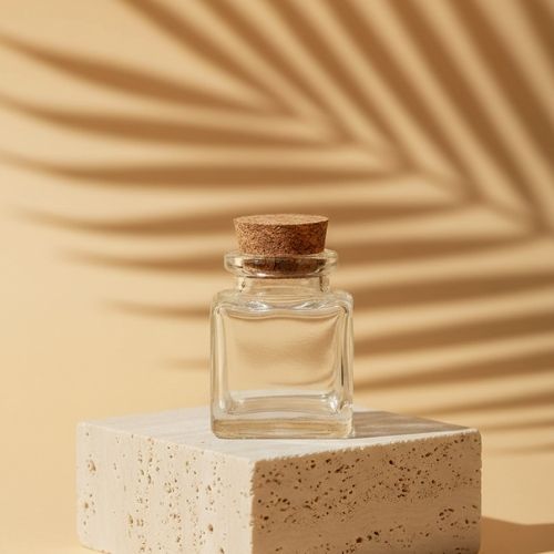 Square Shape Glass Jar (30 ml, 10 pcs)