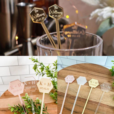 Hexa Shaped Stirrers (50 pc)