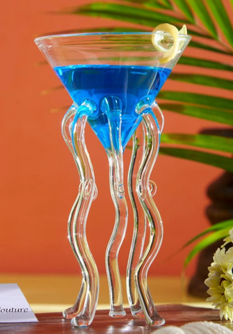 Octopus Cocktail Glass