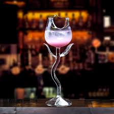 Rose Wine Glass