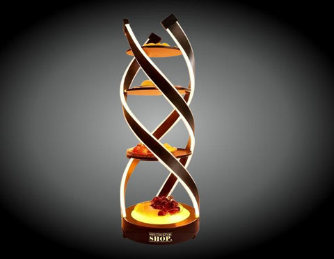 4-Tier Spiral Fruit Stand