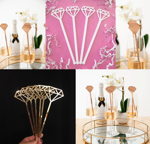 Diamond Shaped Stirrers (50 pc)