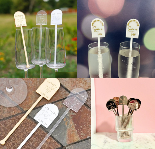 Ice-cream Shaped Stirrers (50 pc)