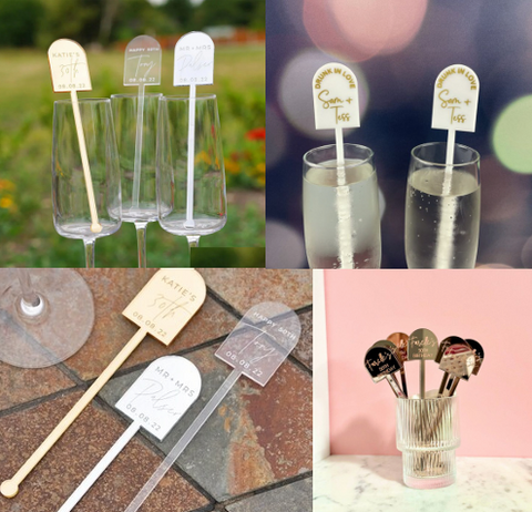 Ice-cream Shaped Stirrers (50 pc)