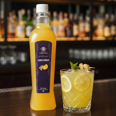 Lemon Ginger Elixir Syrup (700ml)