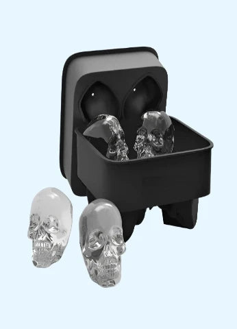 SKULL ICE MOLDS SET OF 2