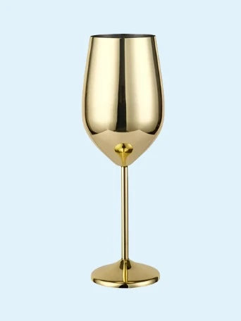 Wine Glass Gold 2pc