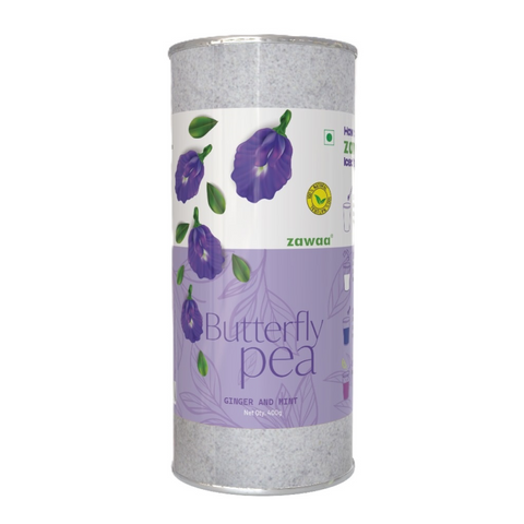 Butterfly Pea Ginger & Mint Iced Tea
