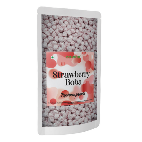 Strawberry Boba (Tapioca Pearls)