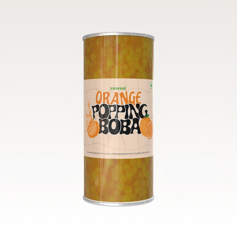 Orange Popping Boba