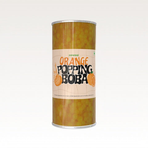 Orange Popping Boba