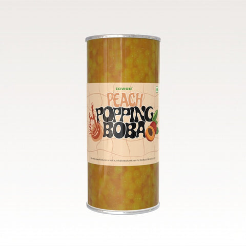 Peach Popping Boba