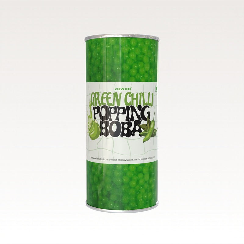Green chilli Popping Boba